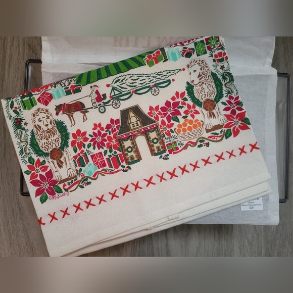 The Biltmore Holiday Tea Towel By Cat Studio - Picture 6 of 9